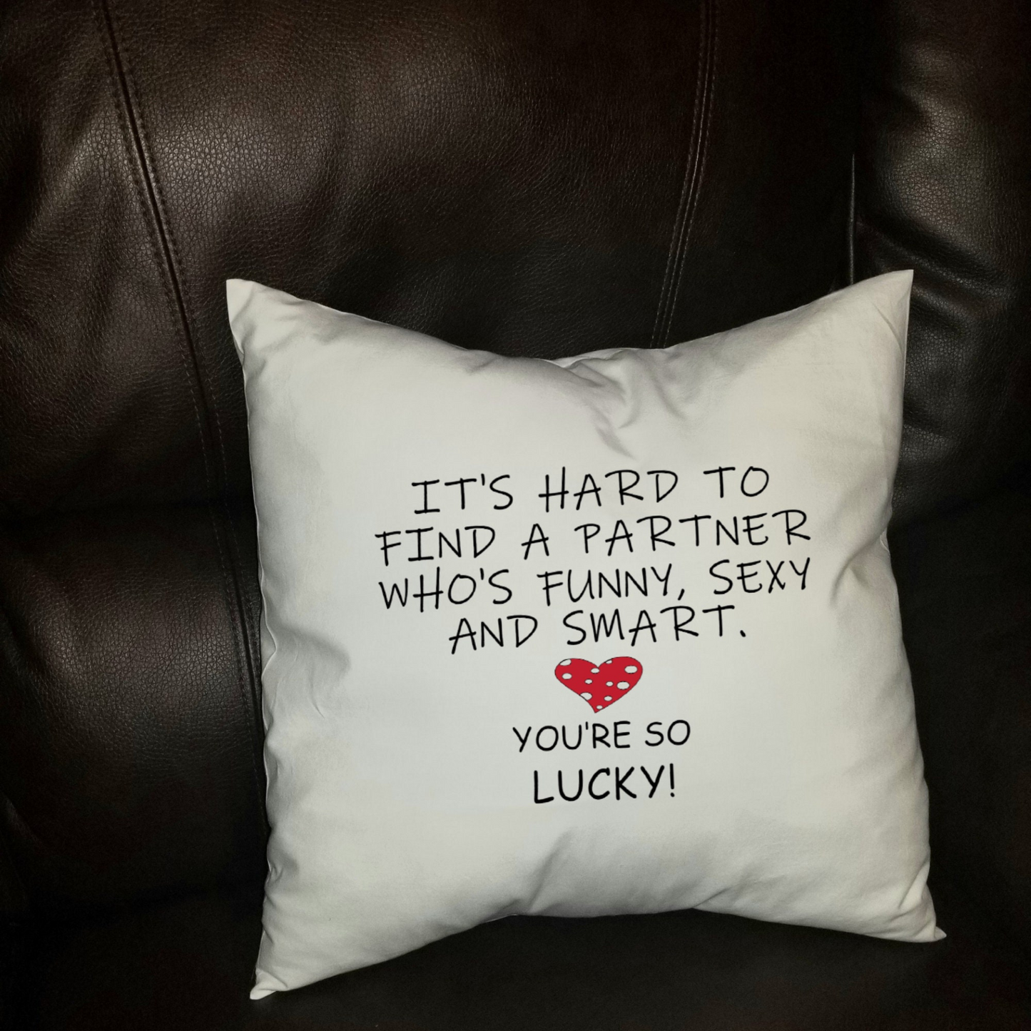 Valentine Pillow Cover, Heart Pillow, Funny Valentines Gift, Funny Pillow Cover, Sarcastic Valentine, Funny Pillow, Valentine Pillowcase