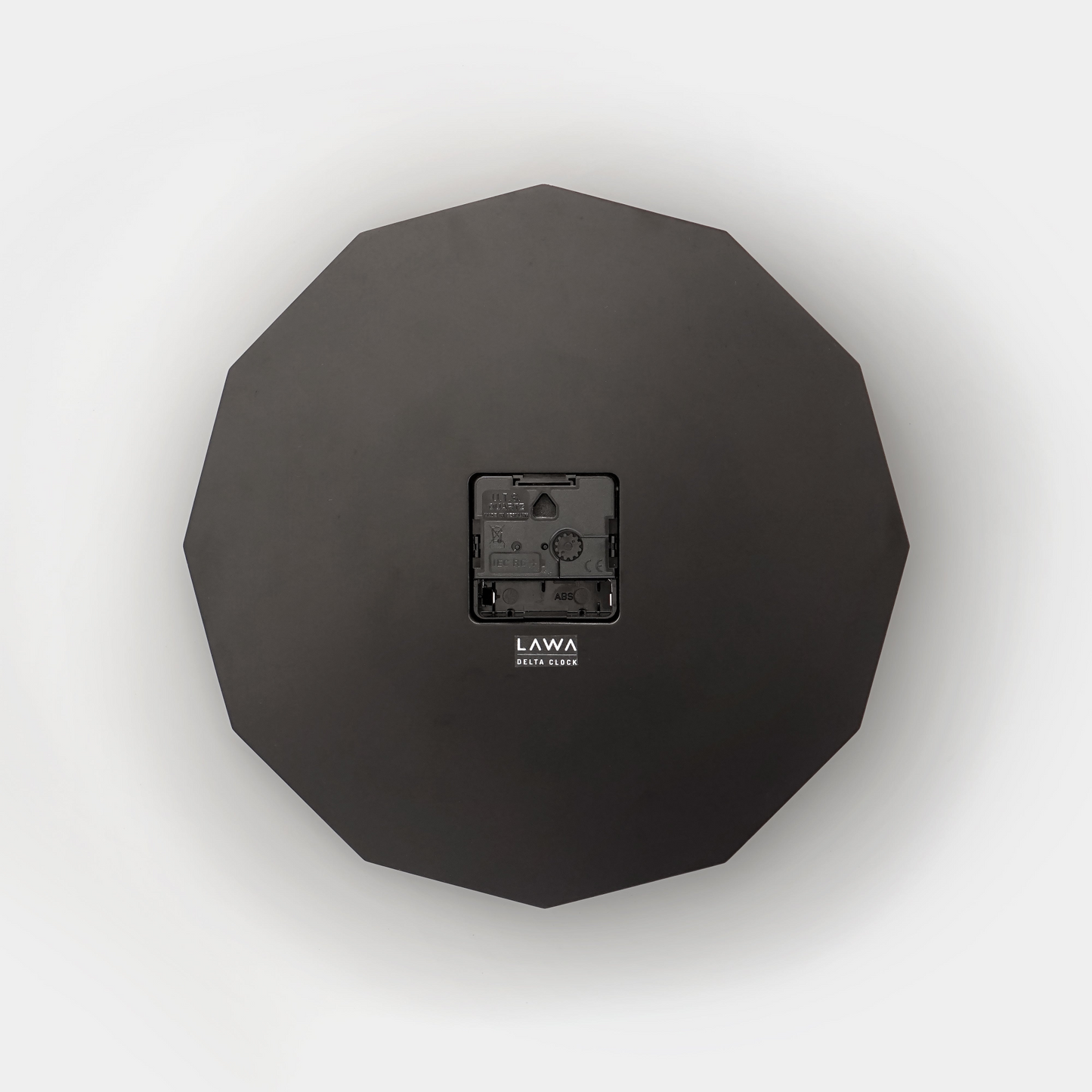 Delta Clock Black