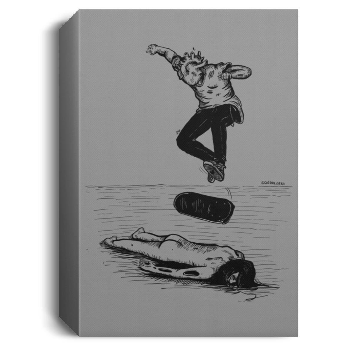 Ollie_Gordo Ilustra_ Deluxe Portrait Canvas 1.5in Frame