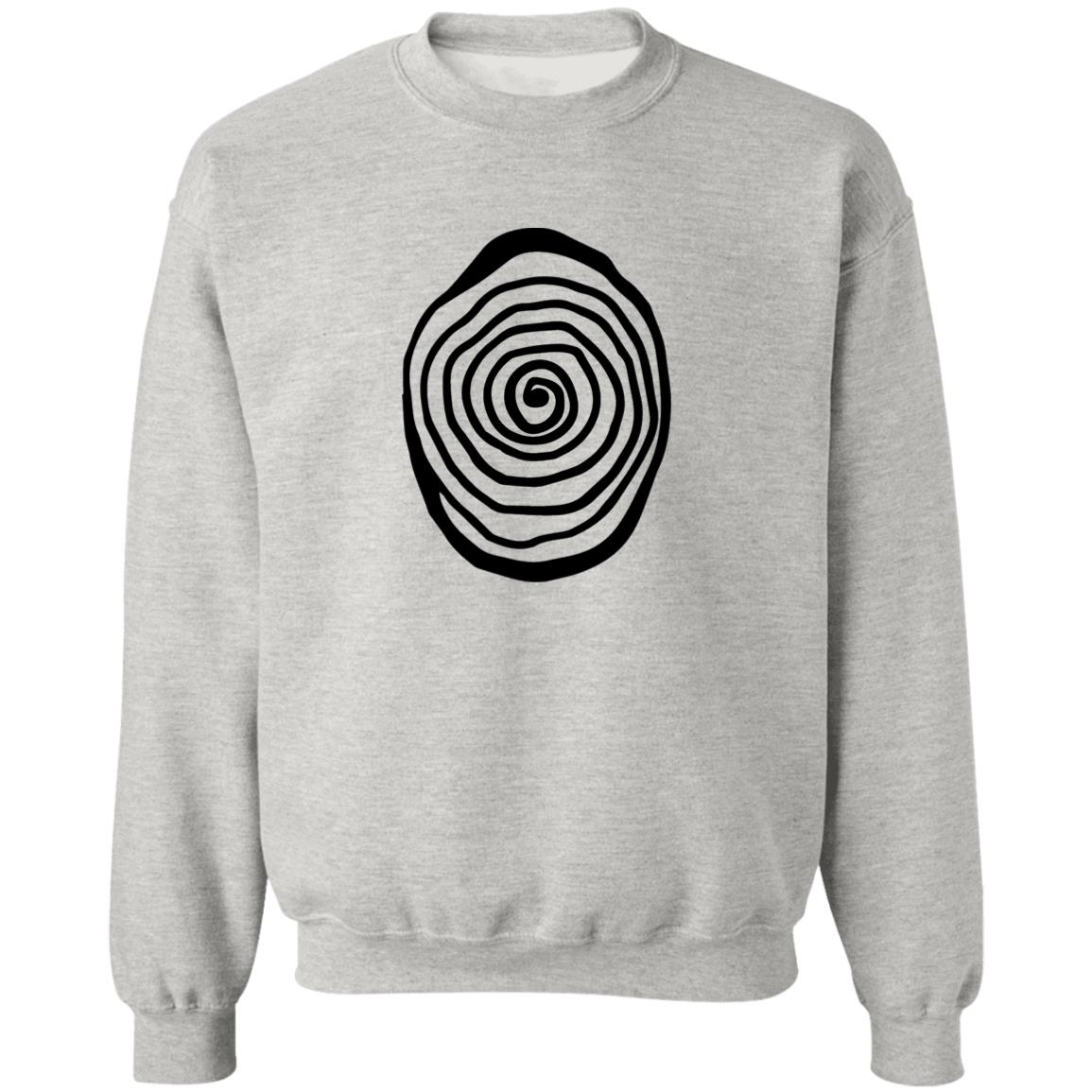Asset 3@4x Amazing Gallery Hypnotica Icon_Black_Pullover Crewneck Sweatshirt 8 oz (Closeout)