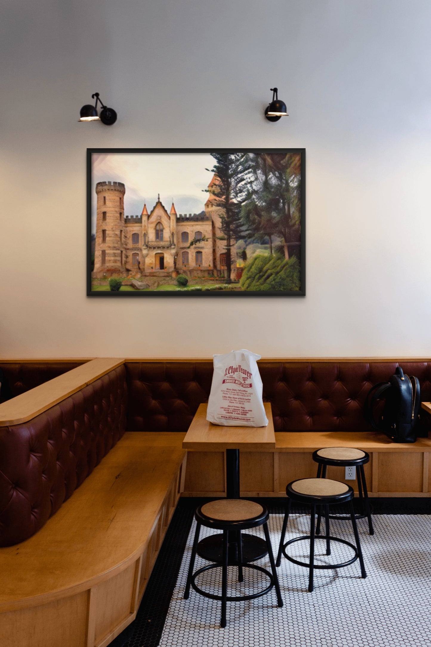 If I only Had A Castle On My Name CANLA75 Landscape Canvas .75in Frame