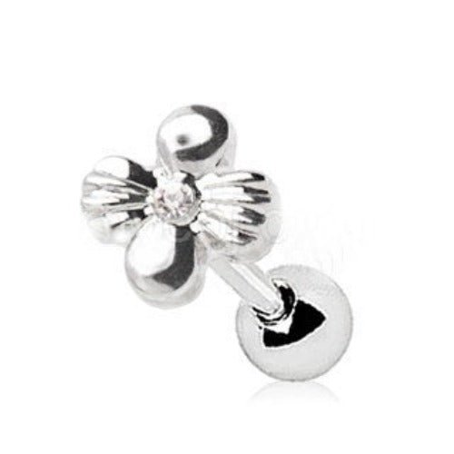 316L Stainless Steel Charming Wildflower Cartilage Earring