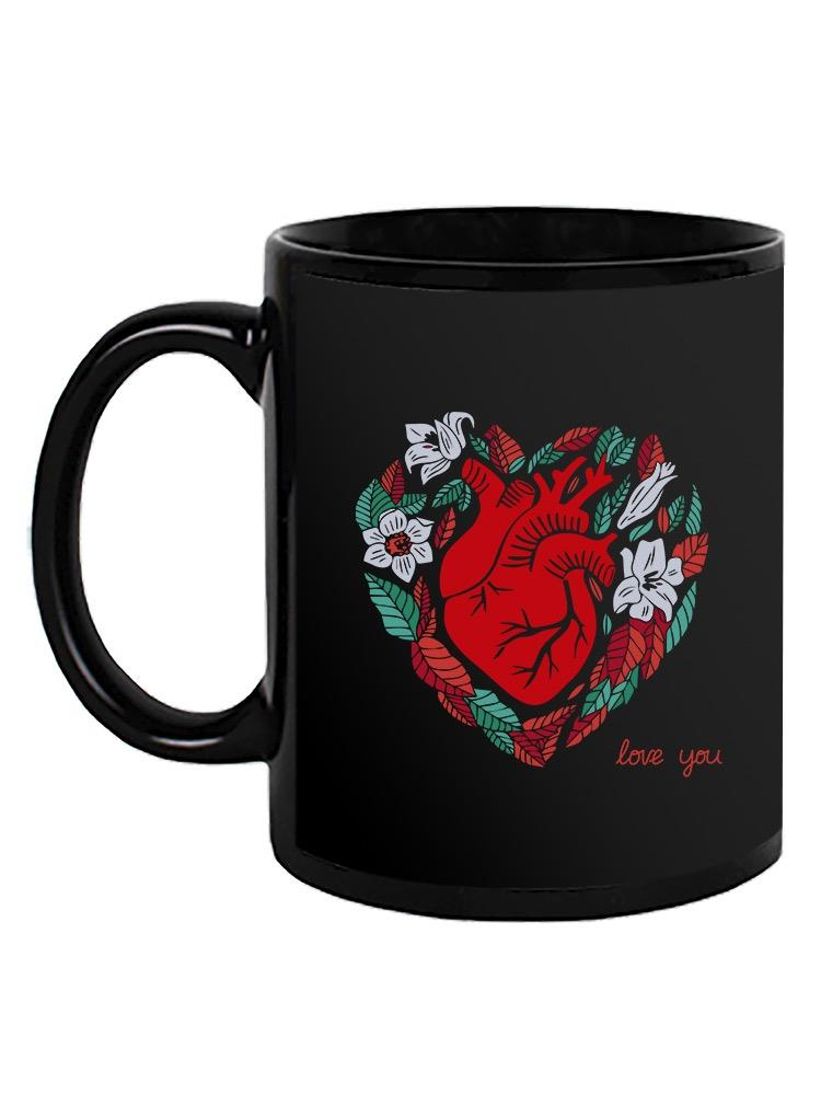 Valentines Day  Anatomic Heart Mug -Image by Shutterstock