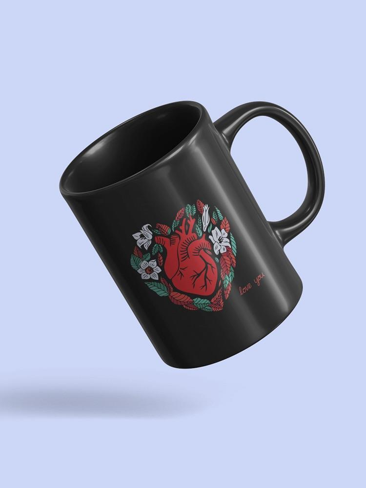 Valentines Day  Anatomic Heart Mug -Image by Shutterstock