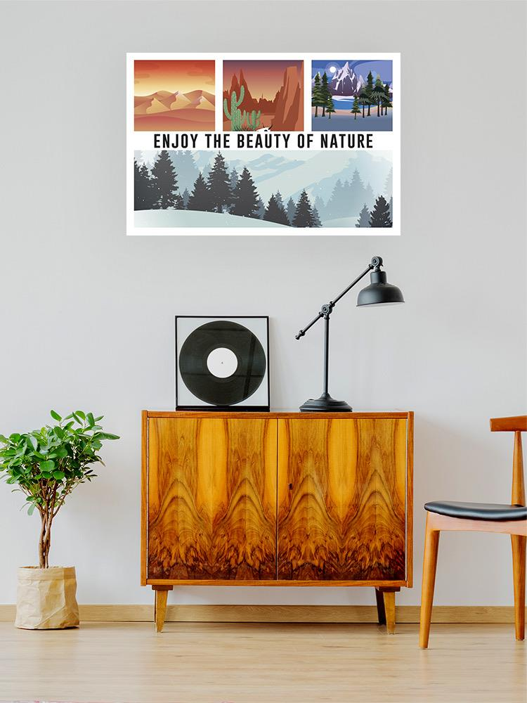 Enjoy The Beauty Of Nature Poster -SmartPrintsInk Designs