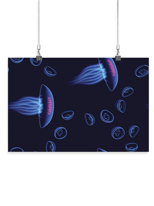 Jellyfish Art Poster -Image by Shutterstock