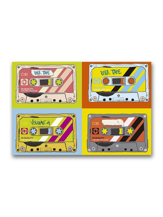 Vintage Audio Tapes Poster -Image by Shutterstock