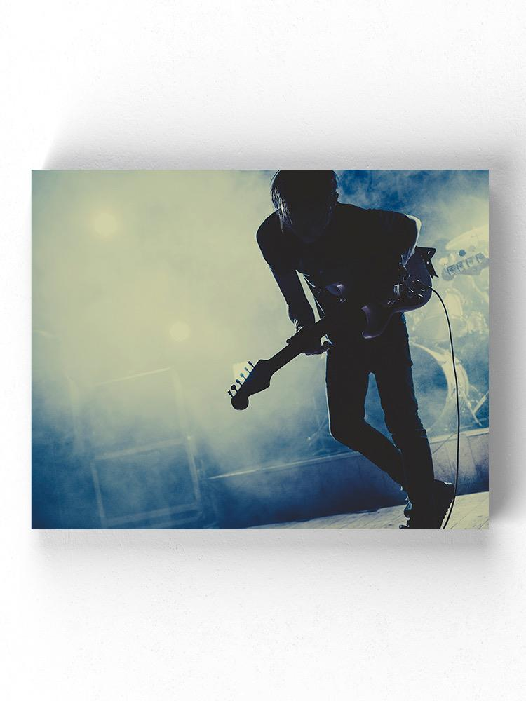 Guitar Player Wrapped Canvas -Image by Shutterstock