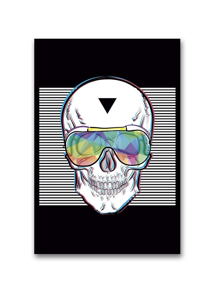 Skull In Colorful Sunglasses Poster -Image by Shutterstock