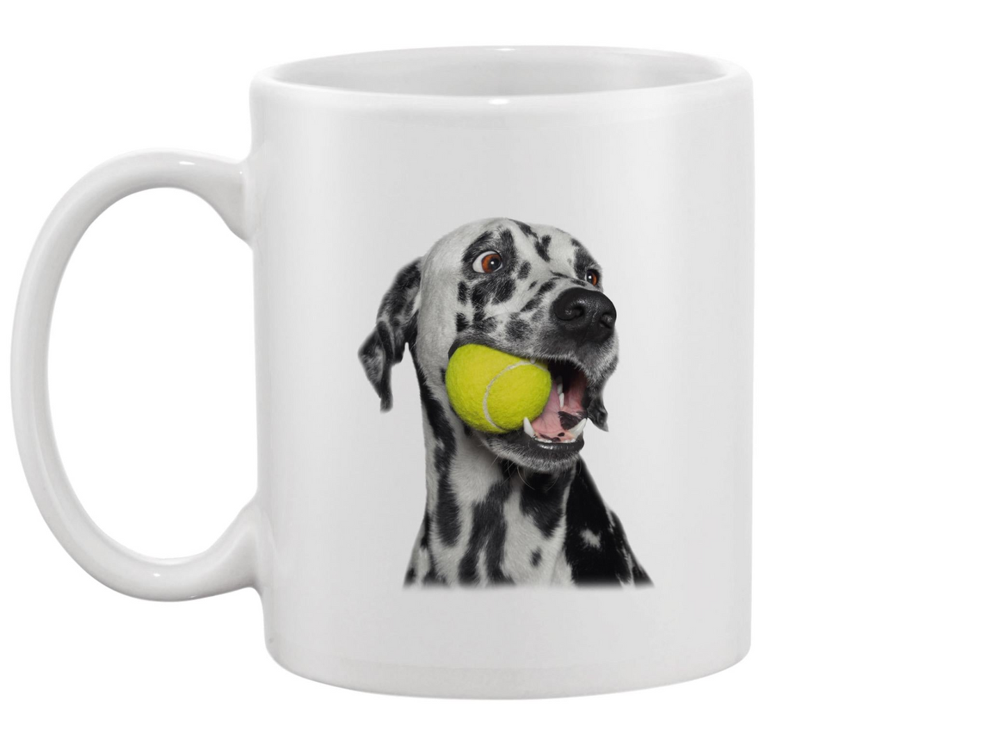 Dalmatian Dog Holding A Ball Mug -Image by Shutterstock