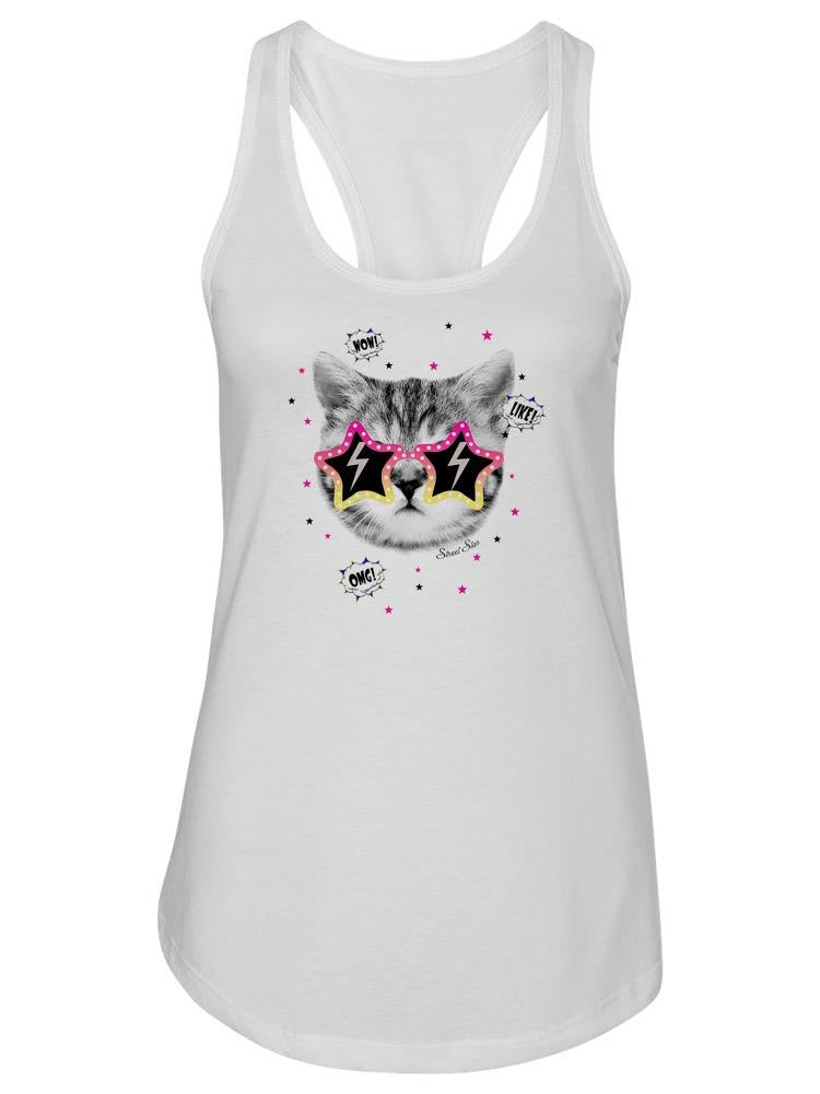 Star Sunglasses Kitten Tank Women's -Image by Shutterstock