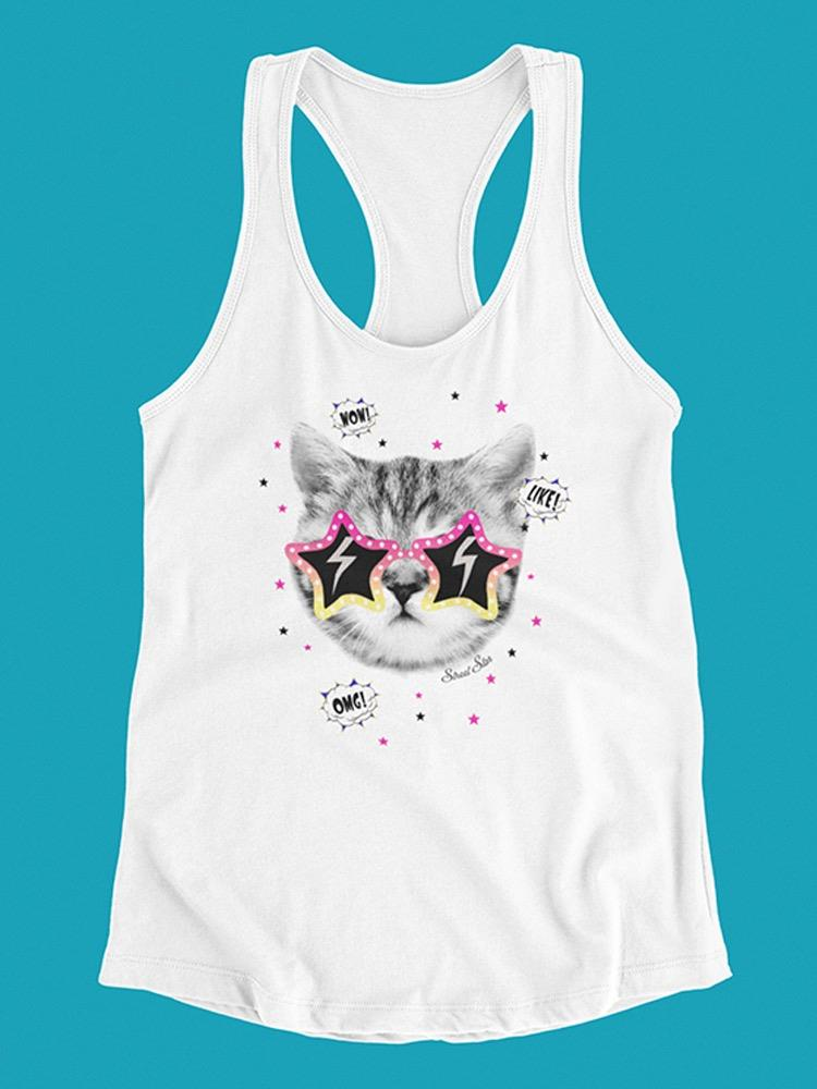 Star Sunglasses Kitten Tank Women's -Image by Shutterstock