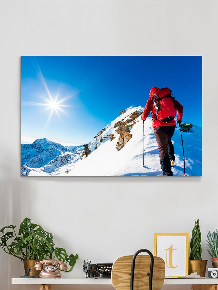 Extreme Climbing Wrapped Canvas -Image by Shutterstock