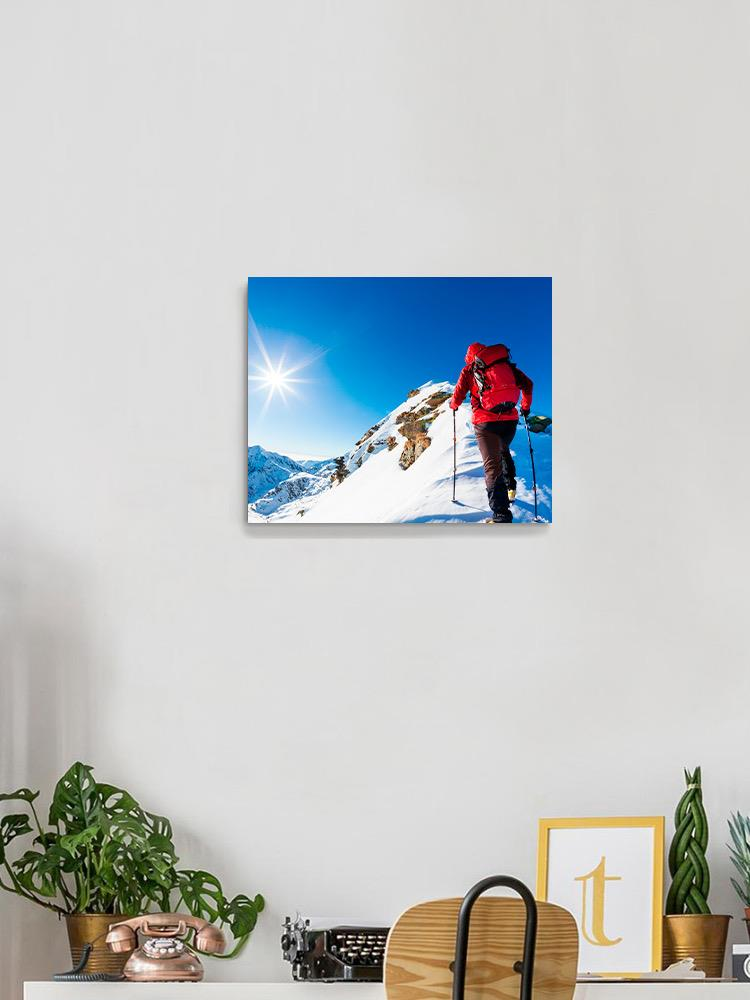 Extreme Climbing Wrapped Canvas -Image by Shutterstock