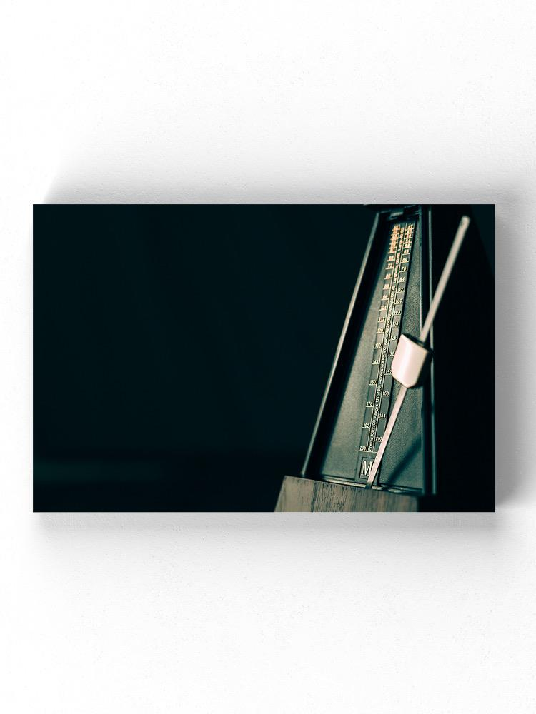 Metronome Closeup Wrapped Canvas -Image by Shutterstock