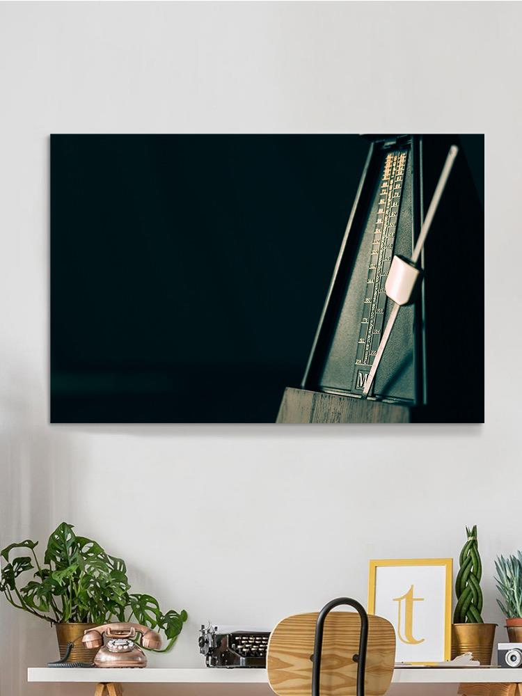 Metronome Closeup Wrapped Canvas -Image by Shutterstock