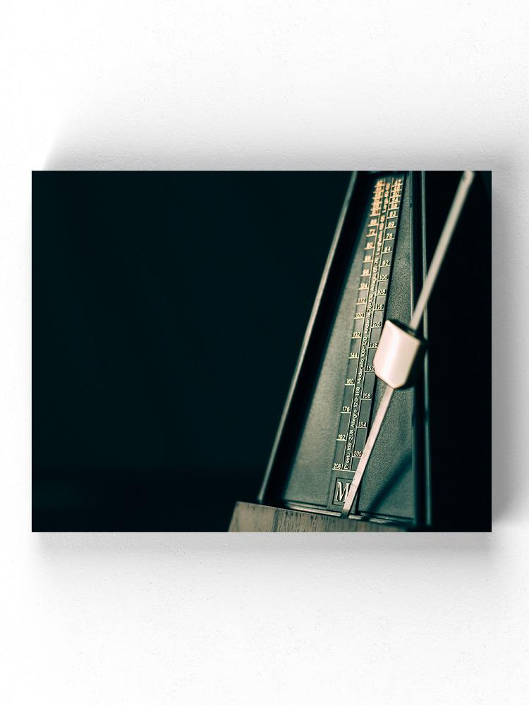 Metronome Closeup Wrapped Canvas -Image by Shutterstock