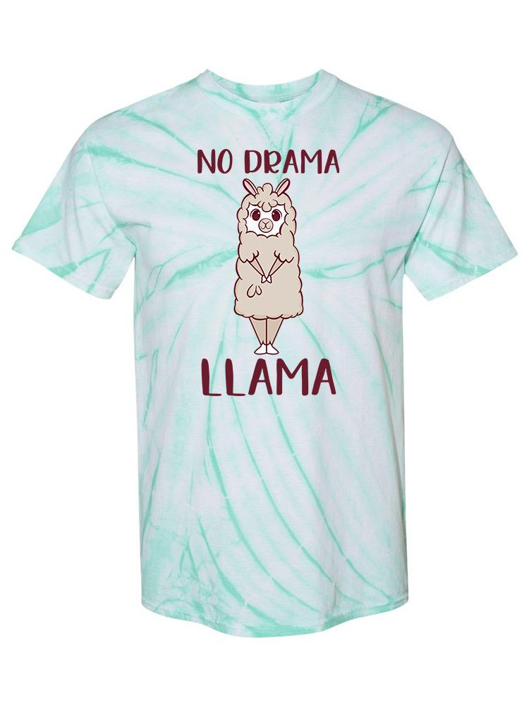 The No Drama Llama Tie Dye Tee -SPIdeals Designs