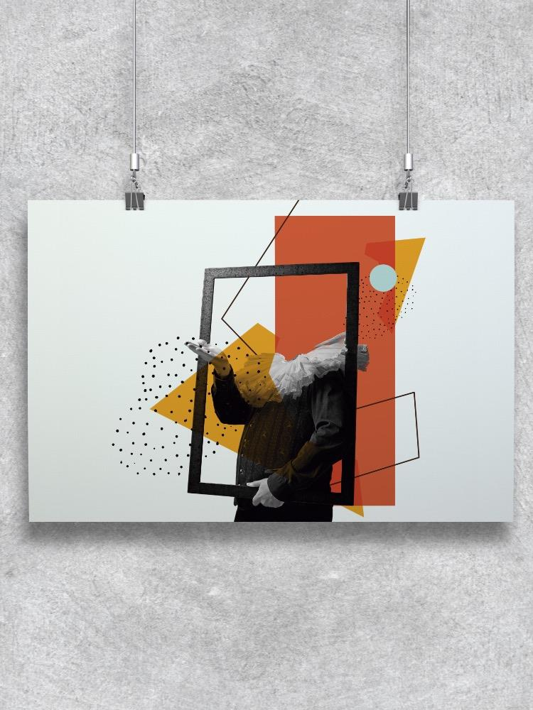 Invisible Man In Frame Poster -Image by Shutterstock