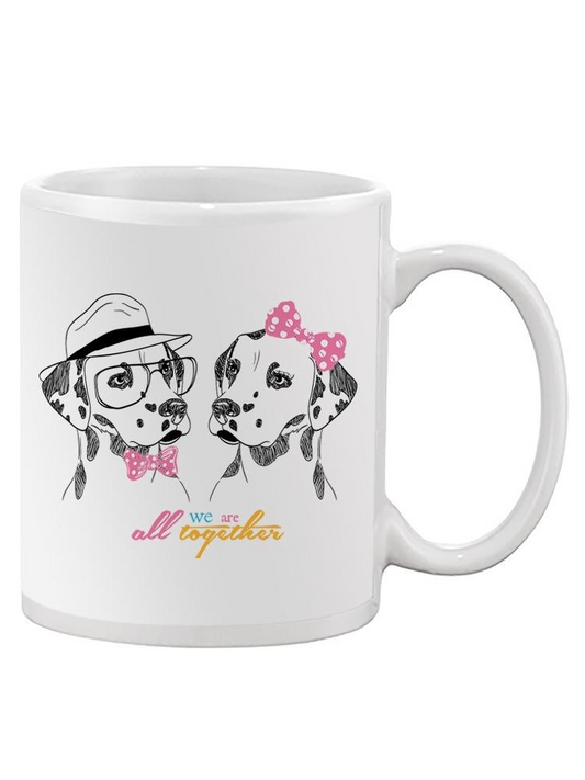 Dalmatian Dogs Together Mug Unisex's -Image by Shutterstock