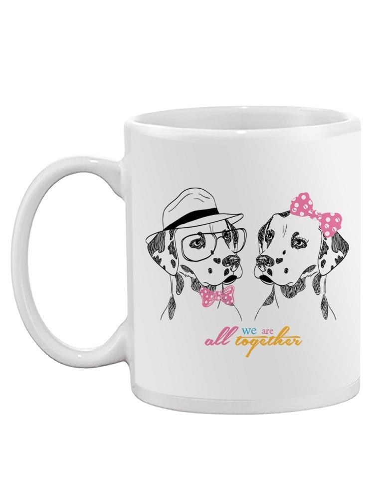 Dalmatian Dogs Together Mug Unisex's -Image by Shutterstock