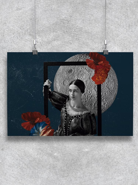 Woman In A Space Frame Poster -Image by Shutterstock