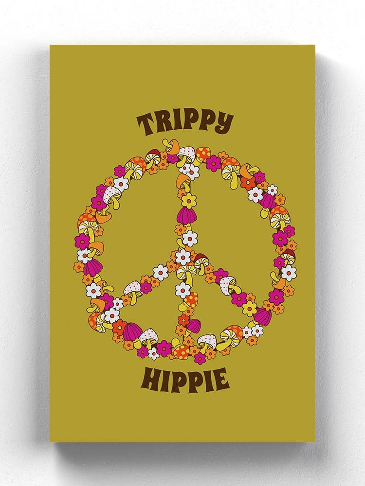 Trippy Hippie Wrapped Canvas -Image by Shutterstock