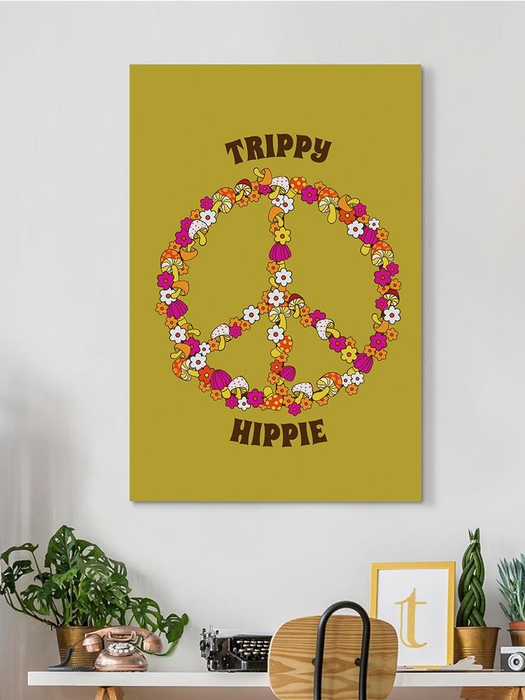 Trippy Hippie Wrapped Canvas -Image by Shutterstock