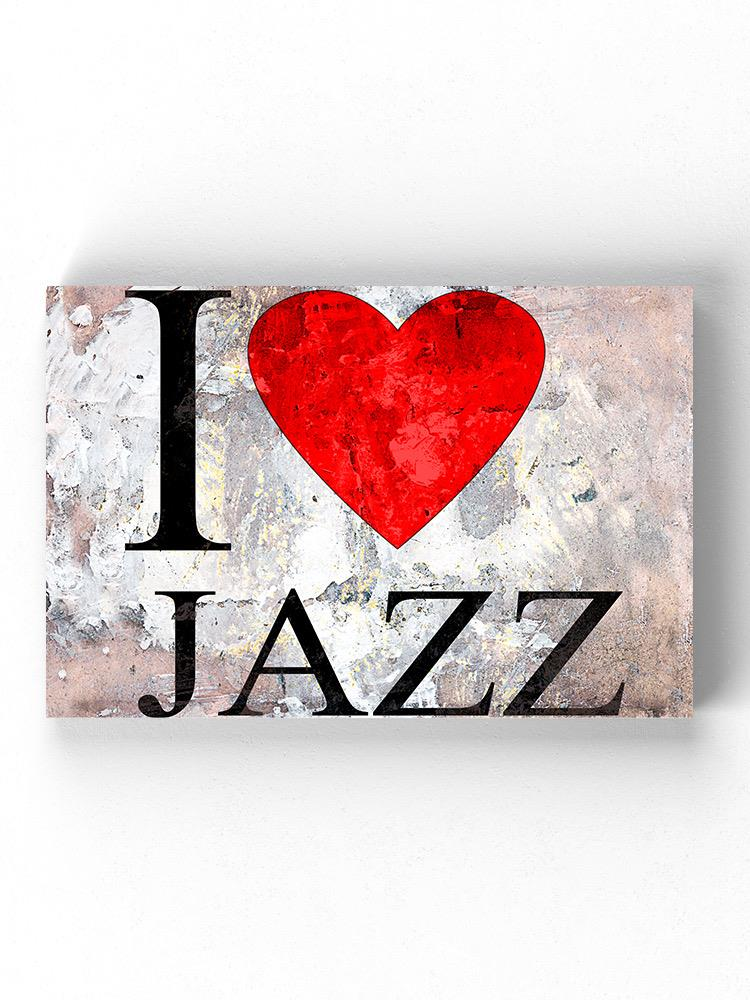 Love Jazz Wrapped Canvas -Image by Shutterstock