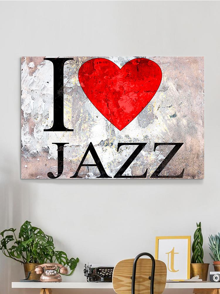 Love Jazz Wrapped Canvas -Image by Shutterstock