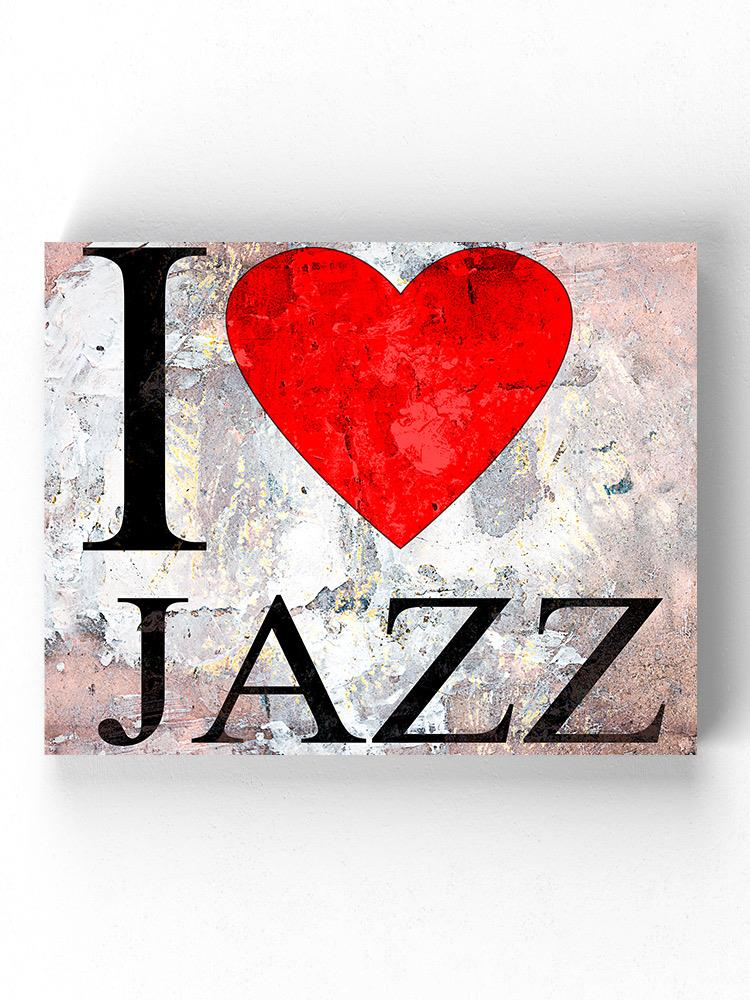 Love Jazz Wrapped Canvas -Image by Shutterstock