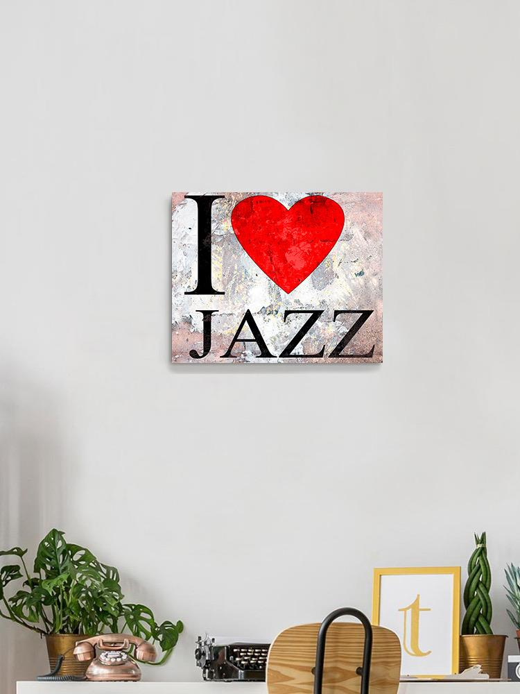 Love Jazz Wrapped Canvas -Image by Shutterstock