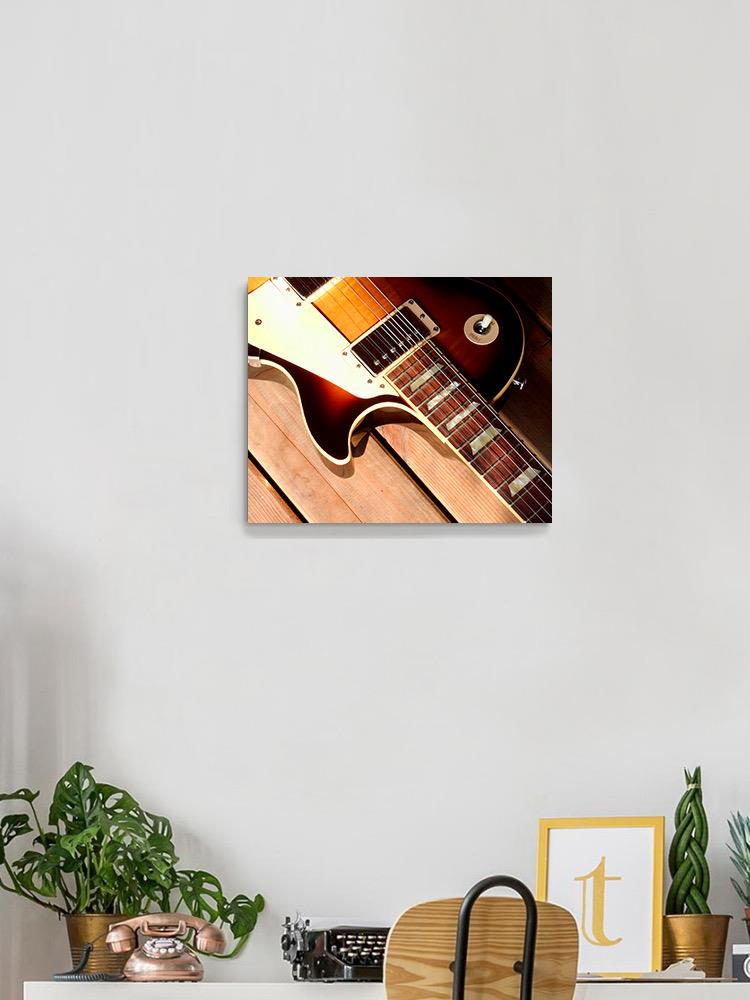 Vintage Electric Guitar Wrapped Canvas -Image by Shutterstock