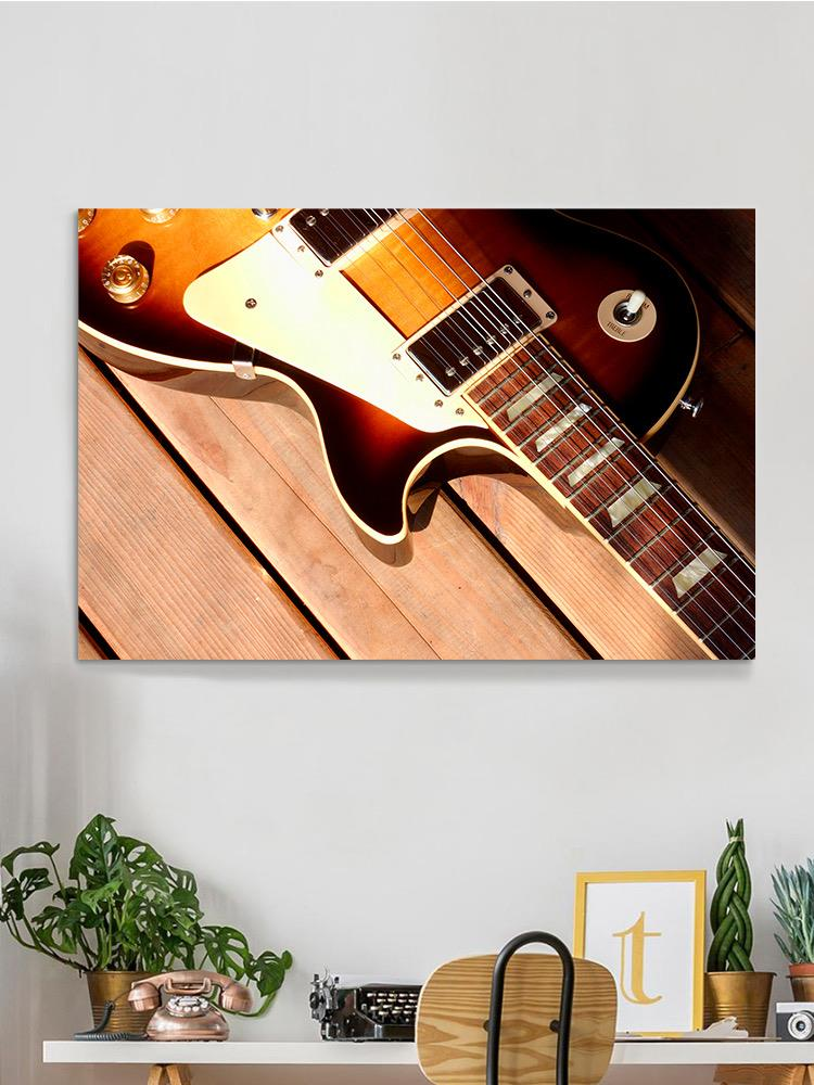 Vintage Electric Guitar Wrapped Canvas -Image by Shutterstock