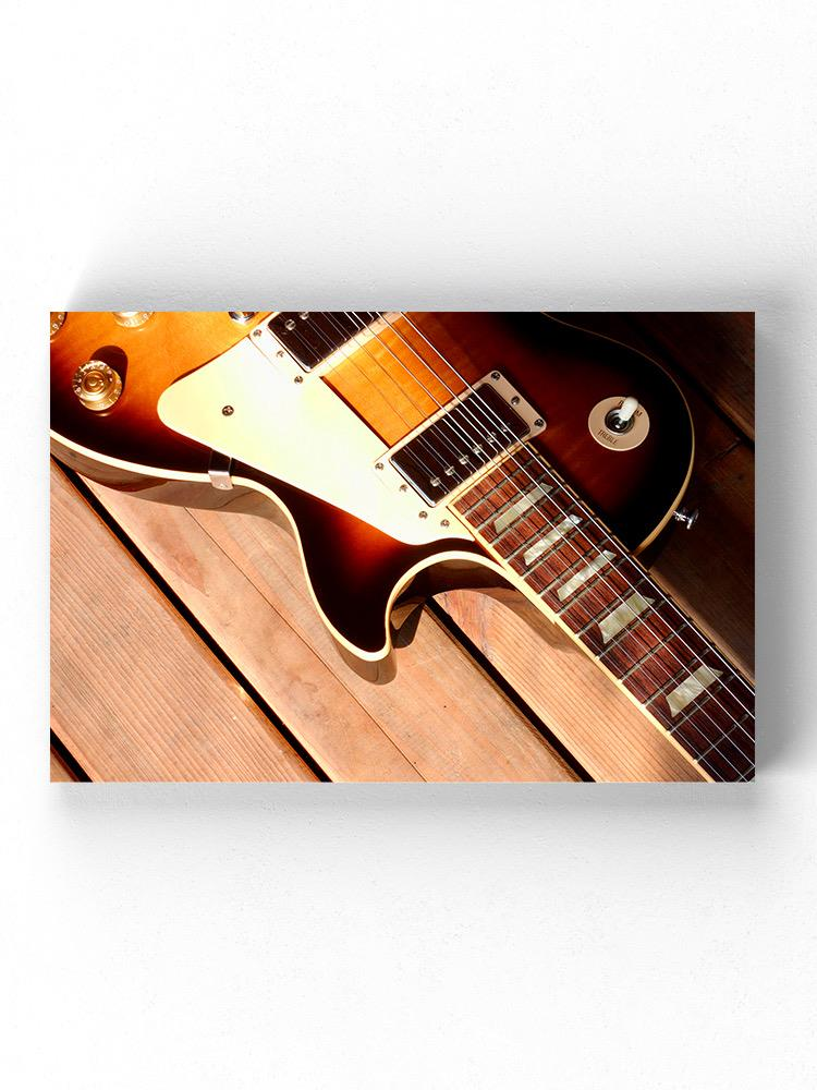 Vintage Electric Guitar Wrapped Canvas -Image by Shutterstock