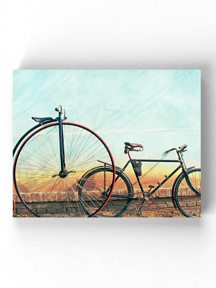 Two Bicycles Wrapped Canvas -Image by Shutterstock