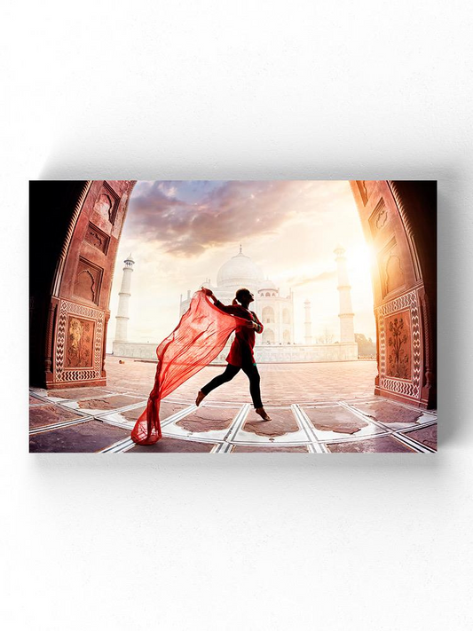 Woman Dancing Wrapped Canvas -Image by Shutterstock