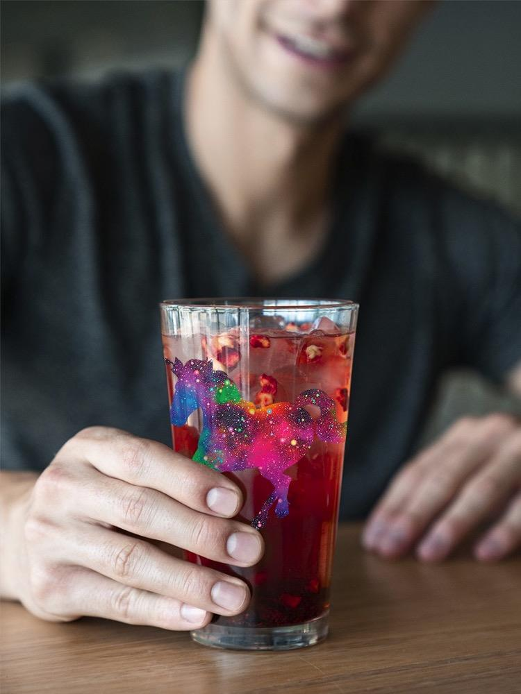 Galaxy Unicorn Pint Glass -SPIdeals Designs