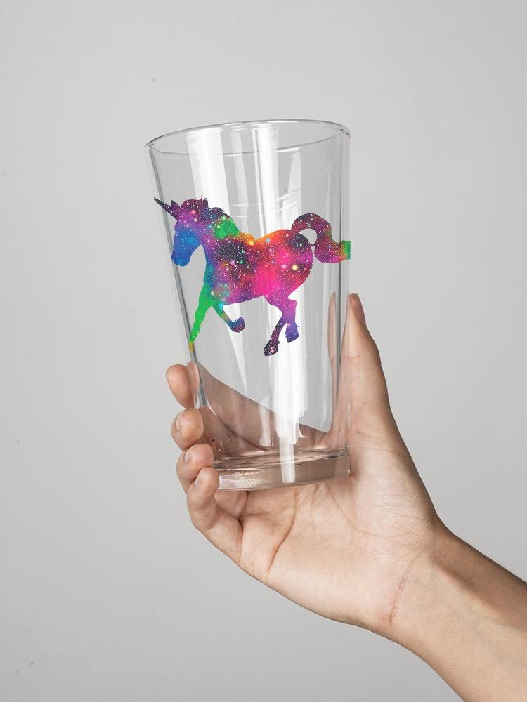 Galaxy Unicorn Pint Glass -SPIdeals Designs