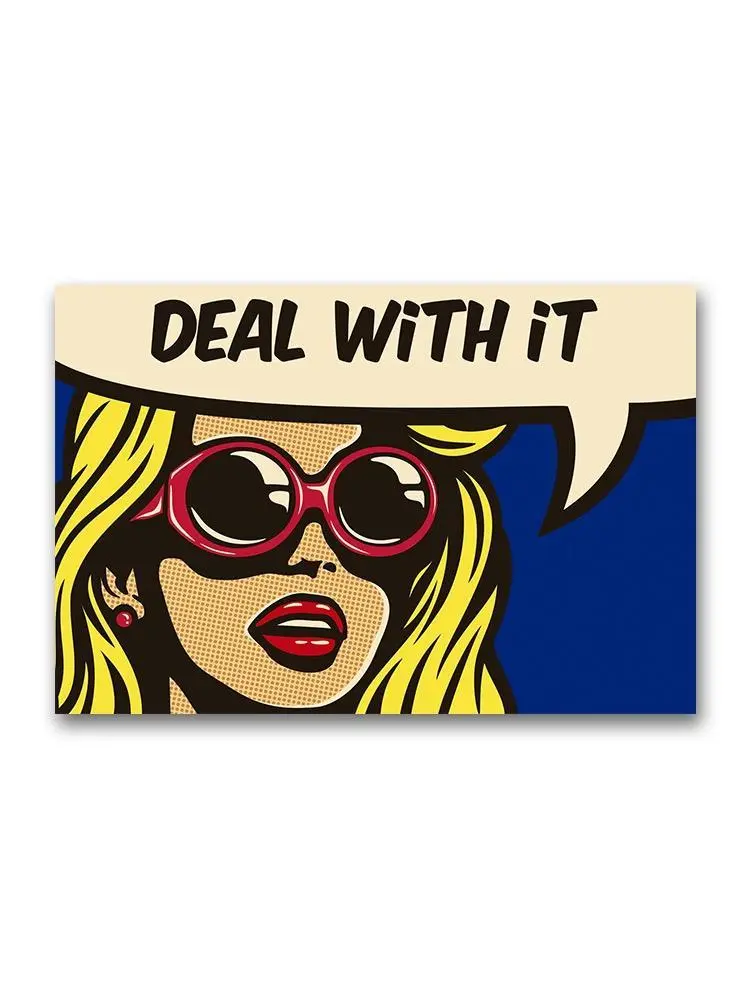 Comic Coman, Deal With It Poster -Image by Shutterstock