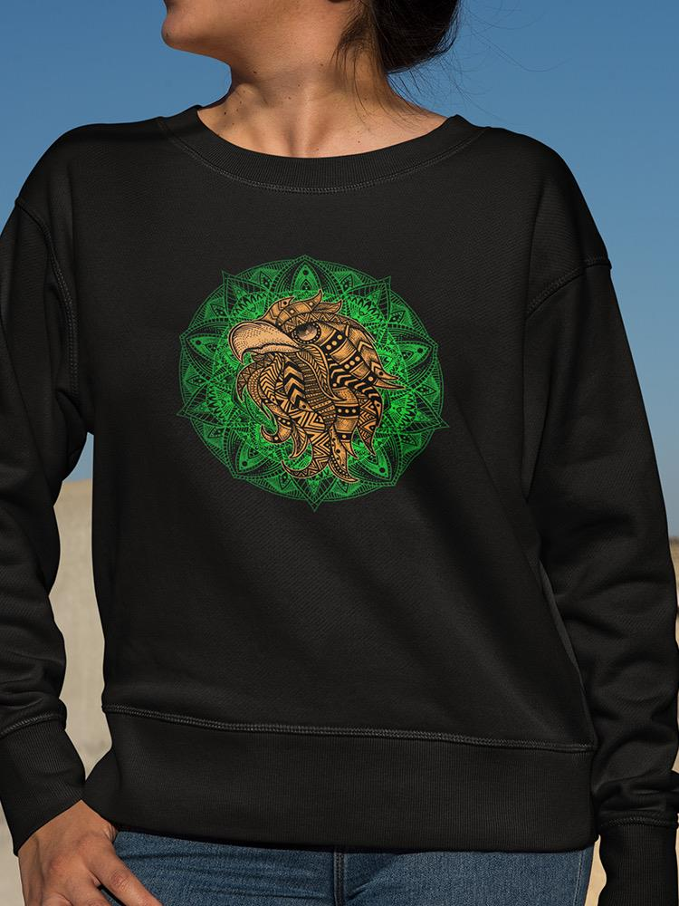 Ethnic Eagle With Mandala Sweatshirt Women's -Image by Shutterstock