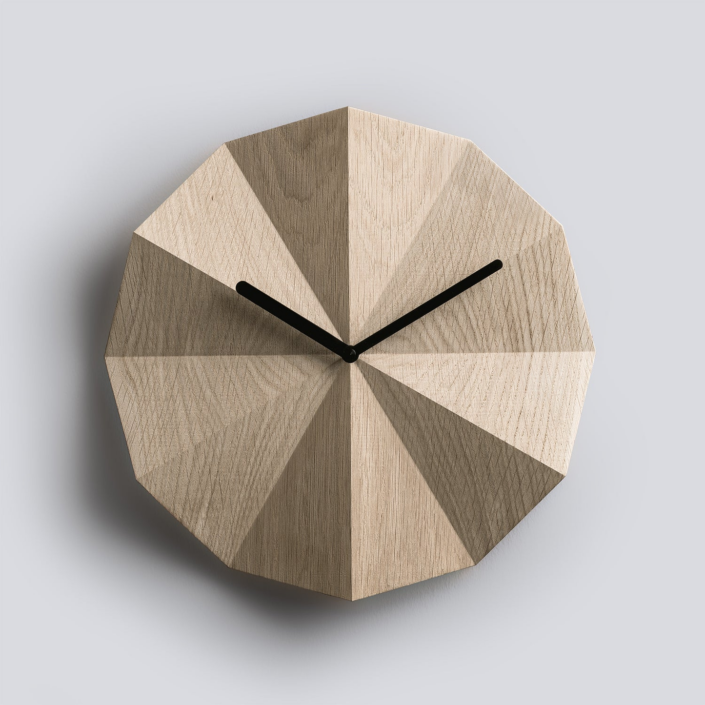 Delta Clock Oak