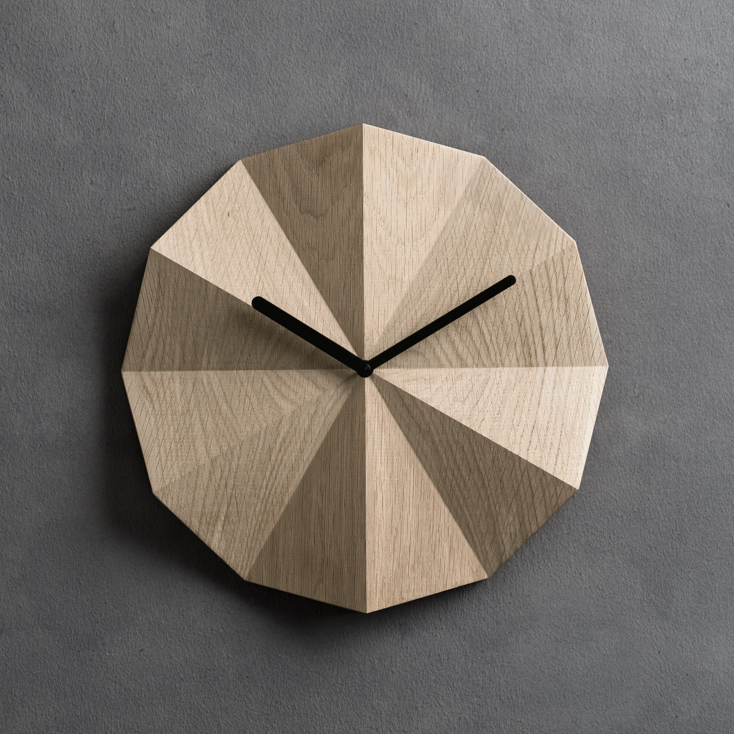 Delta Clock Oak