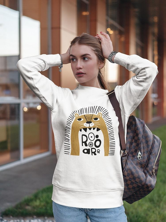 Rooar Design Sweatshirt Women's -Image by Shutterstock