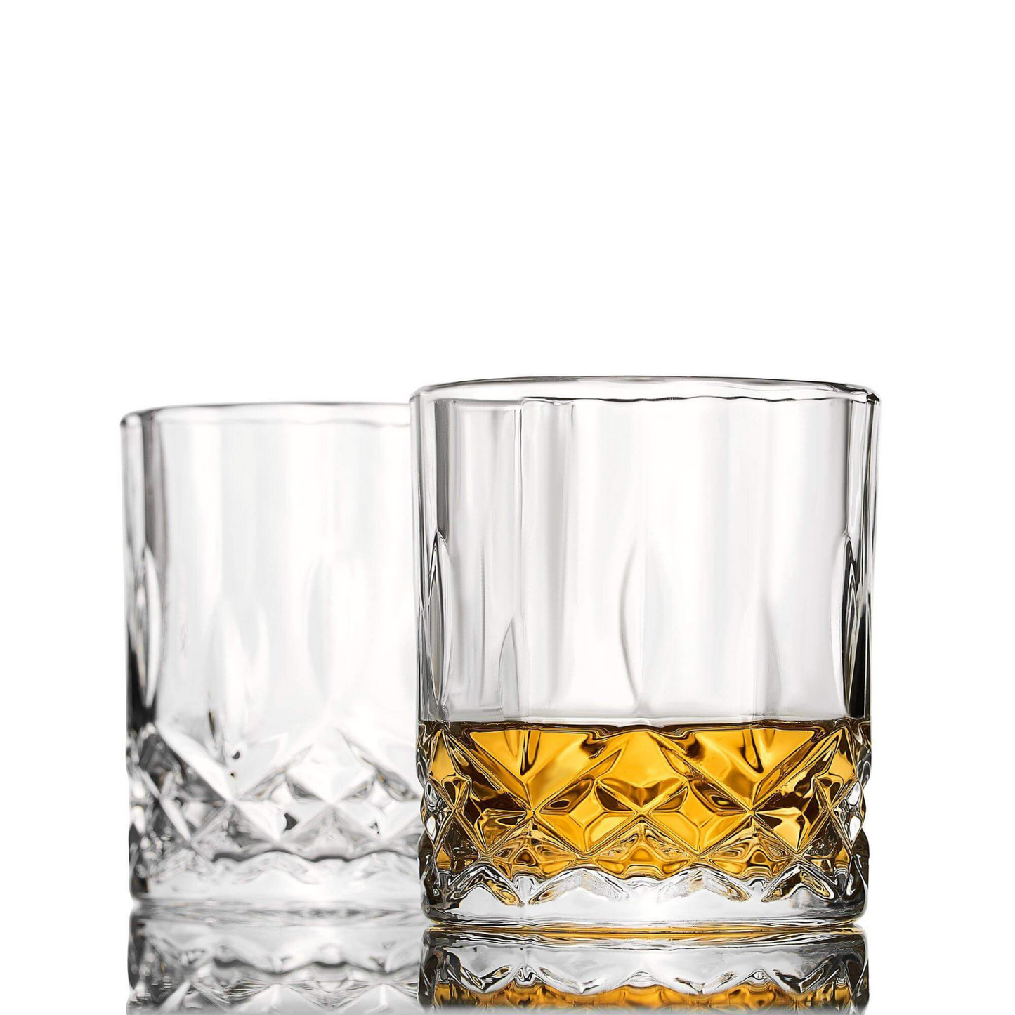 Whiskey Chilling Stones Gift Set With 2 Signature Crystal Glasses