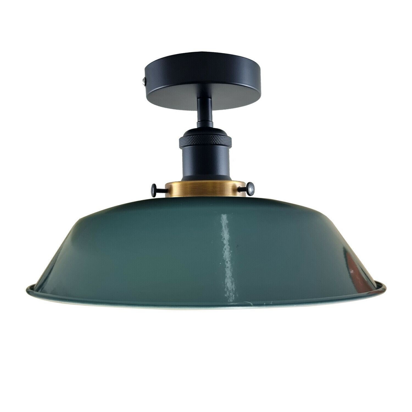 Modern Industrial Ceiling Light Fitting Flush Mount Light Metal Shade~1228