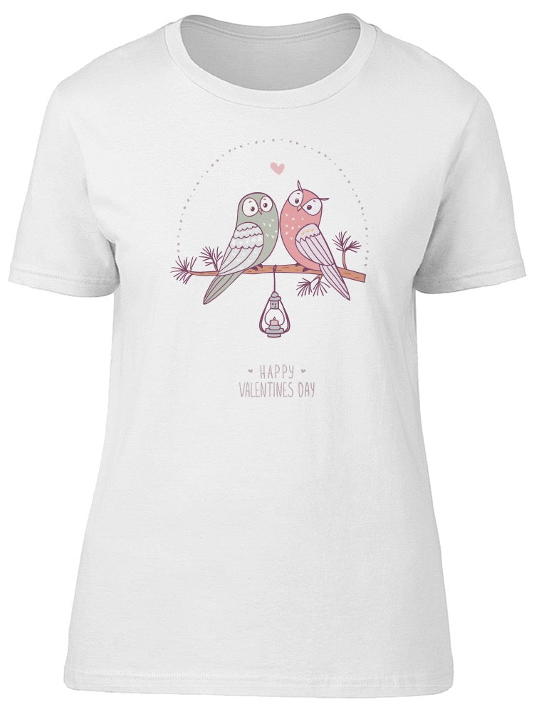 Owl Couple / Valentines Day Tee Women's -Image by Shutterstock