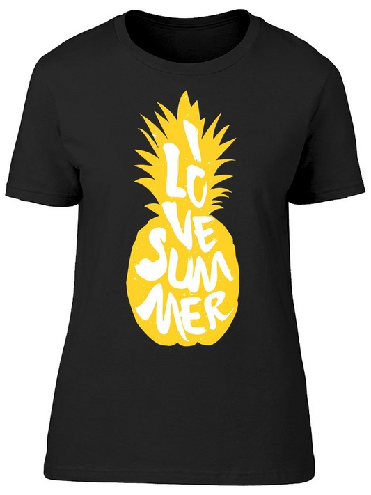 I Love Summer. Sticker  Tee Women's -Image by Shutterstock