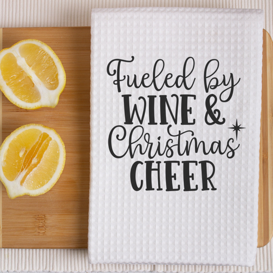 Funny Christmas Kitchen Towel with Sarcastic Quote | Decorative Christmas Hand Towel Funny Saying for Kitchen or Bathroom| Christmas Towel