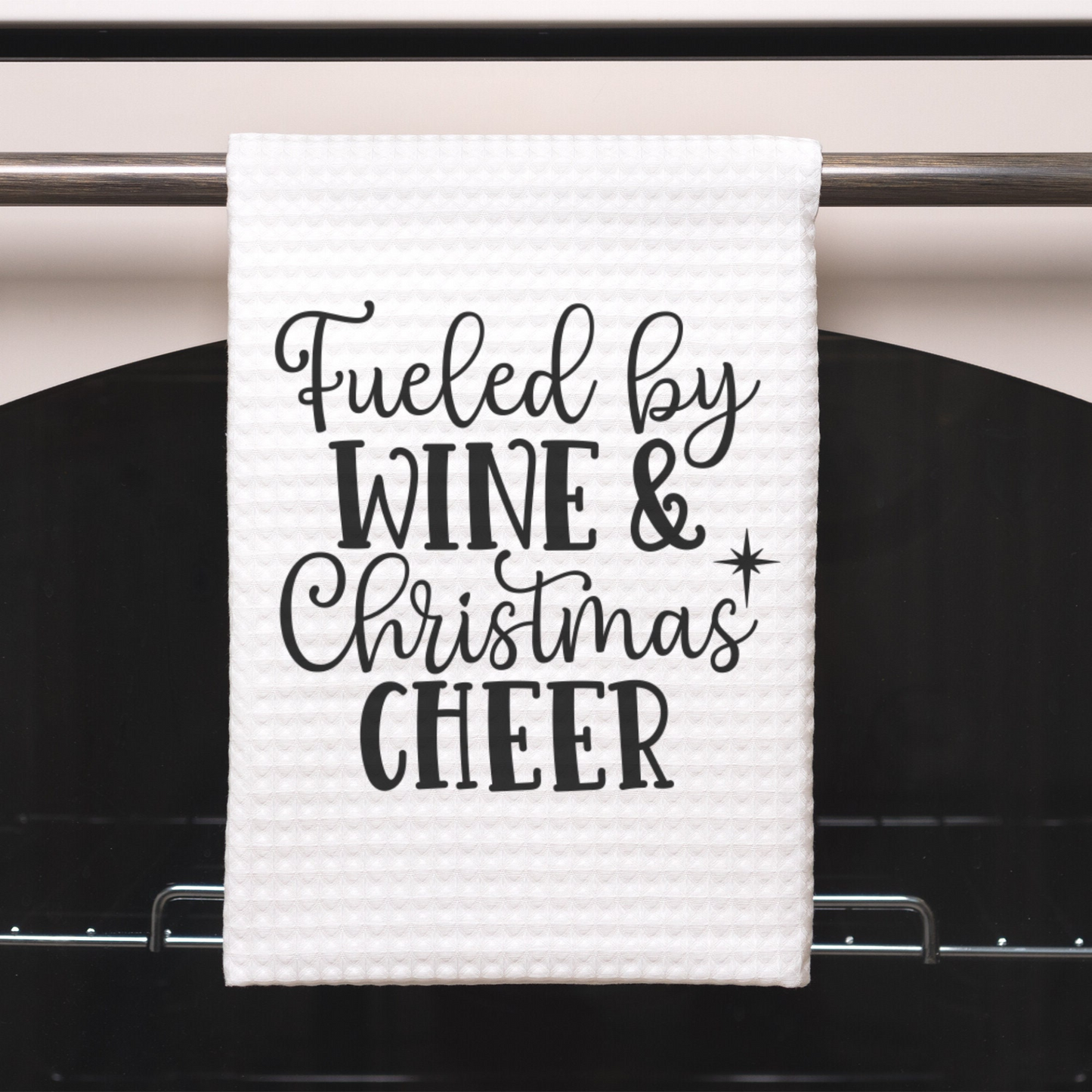 Funny Christmas Kitchen Towel with Sarcastic Quote | Decorative Christmas Hand Towel Funny Saying for Kitchen or Bathroom| Christmas Towel